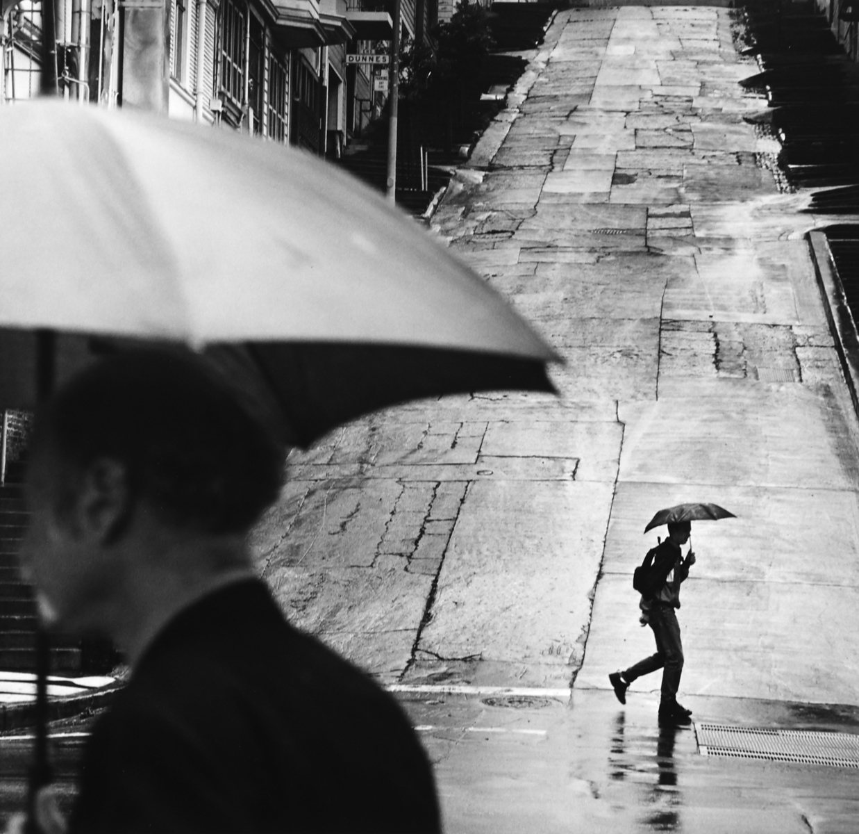 Passing Umbrellas, San Francisco