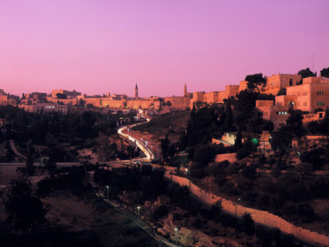 Old City, dusk (Jerusalem)