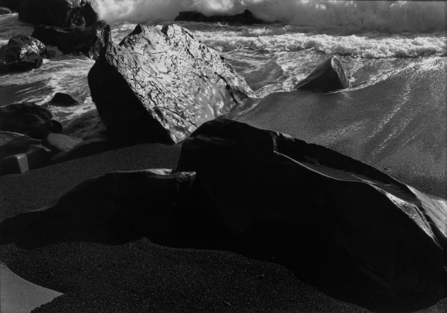 Surf and sea shore, California