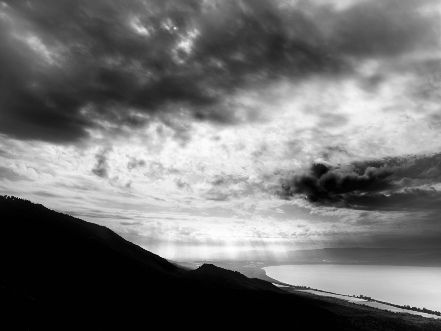 Sea of Galilee from Sussita